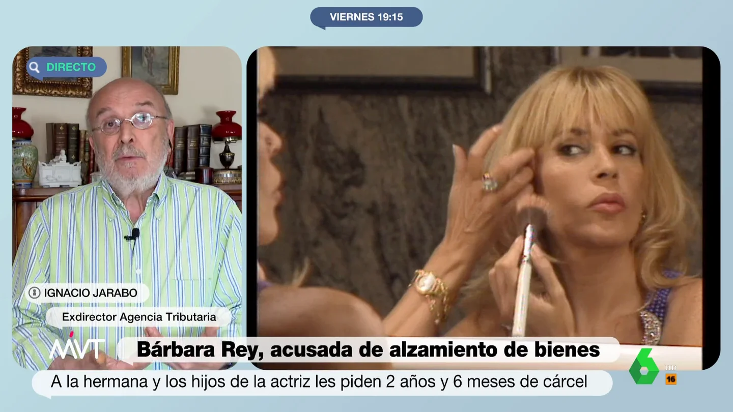"Acusar a Bárbara Rey de alzamiento de bienes no tiene mucho recorrido": el análisis de Ruiz-Jarabo, exdirector de la Agencia Tributaria "Acusar a Bárbara Rey de alzamiento de bienes no tiene mucho recorrido": el análisis de Ruiz-Jarabo, exdirector de la Agencia Tributaria