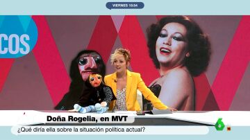 Cristina Pardo da vida a Doña Rogelia en Más Vale Tarde: "¿No quieres hablar de la izquierda ahora?"