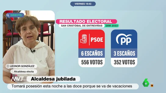 Habla la alcaldesa que convoca el pleno de investidura a medianoche para ir a un viaje familiar: "Es una anécdota" Habla la alcaldesa que convoca el pleno de investidura a medianoche para ir a un viaje familiar: "Es una anécdota"