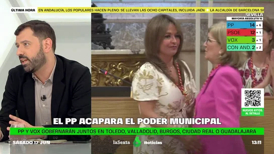 El análisis de Ruiz Valdivia sobre la entrada de VOX en los gobiernos locales: "La gran perdedora hoy es la igualdad" El análisis de Ruiz Valdivia sobre la entrada de VOX en los gobiernos locales: "La gran perdedora hoy es la igualdad"