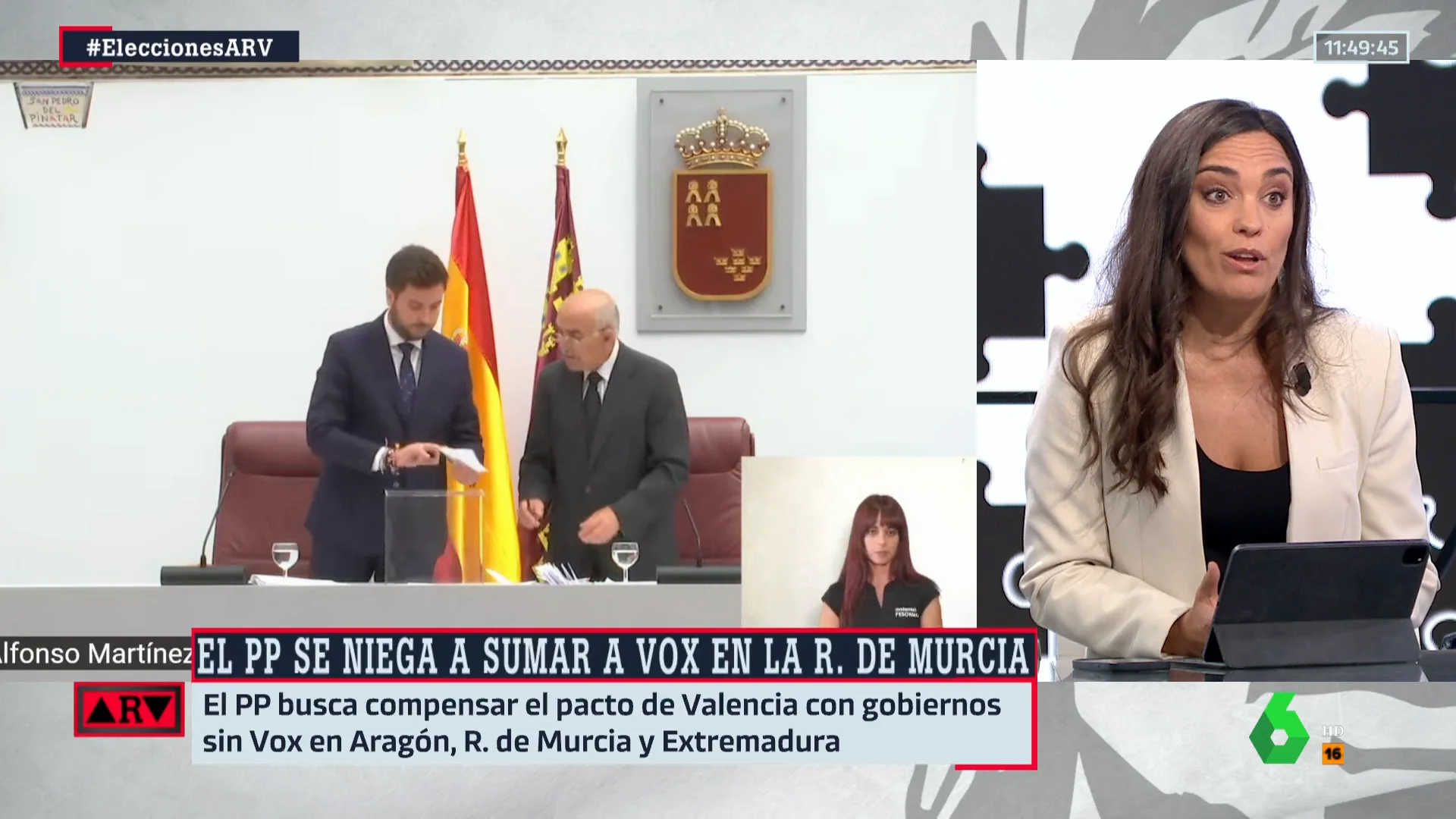 ARV - Marta García Aller: "Murcia está a un tris de ser 'la comunidad autónoma de la que usted me habla'"