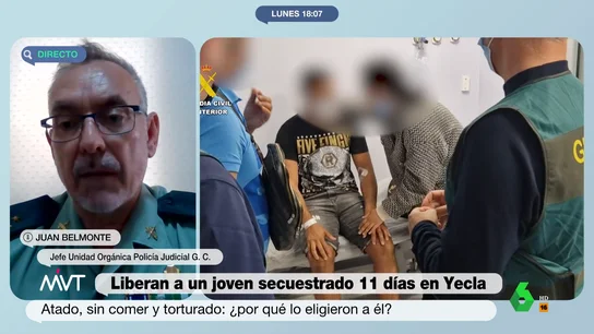 Así actuó la Guardia Civil para localizar al joven secuestrado durante 11 días en Yecla Así actuó la Guardia Civil para localizar al joven secuestrado durante 11 días en Yecla