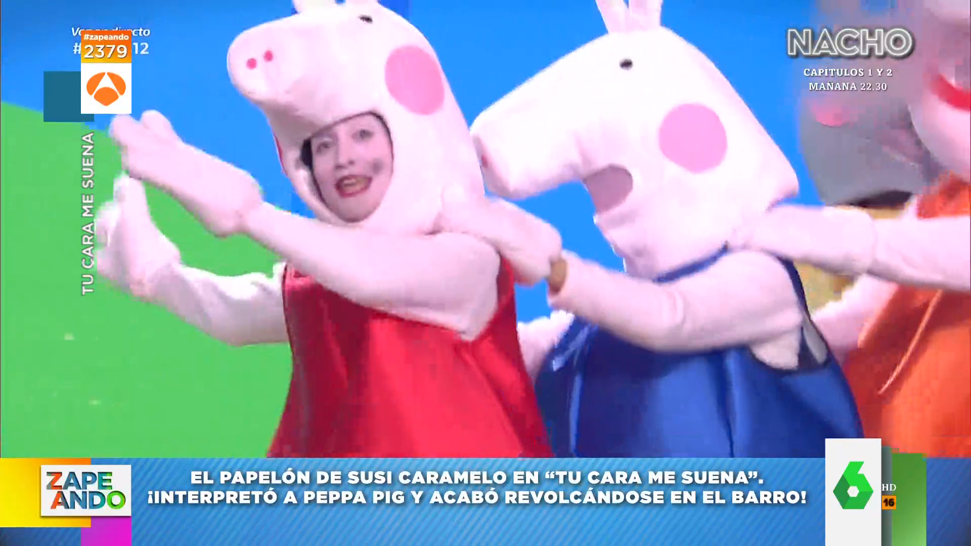 La cómica imitación de Susi Caramelo a Peppa Pig: 