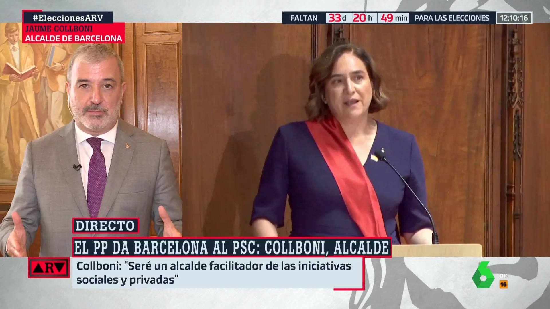 Collboni, sobre Ada Colau: "Sabían que si no hacían ese esfuerzo hoy tendríamos un alcalde de derechas"