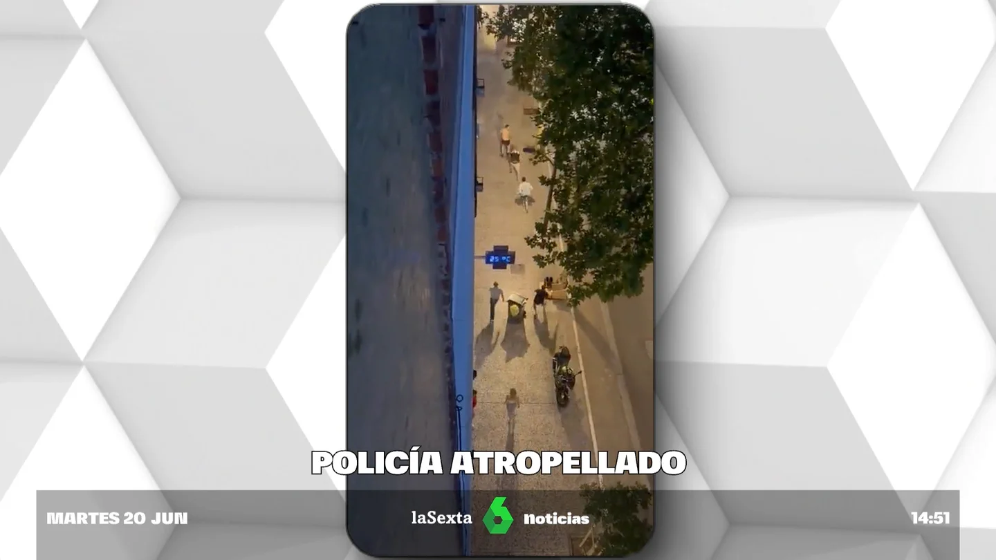 Atropellado un policía que intentaba esquivar las botellas que le lanzaban desde una ventana en Zaragoza Atropellado un policía que intentaba esquivar las botellas que le lanzaban desde una ventana en Zaragoza