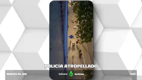 Atropellado un policía que intentaba esquivar las botellas que le lanzaban desde una ventana en Zaragoza