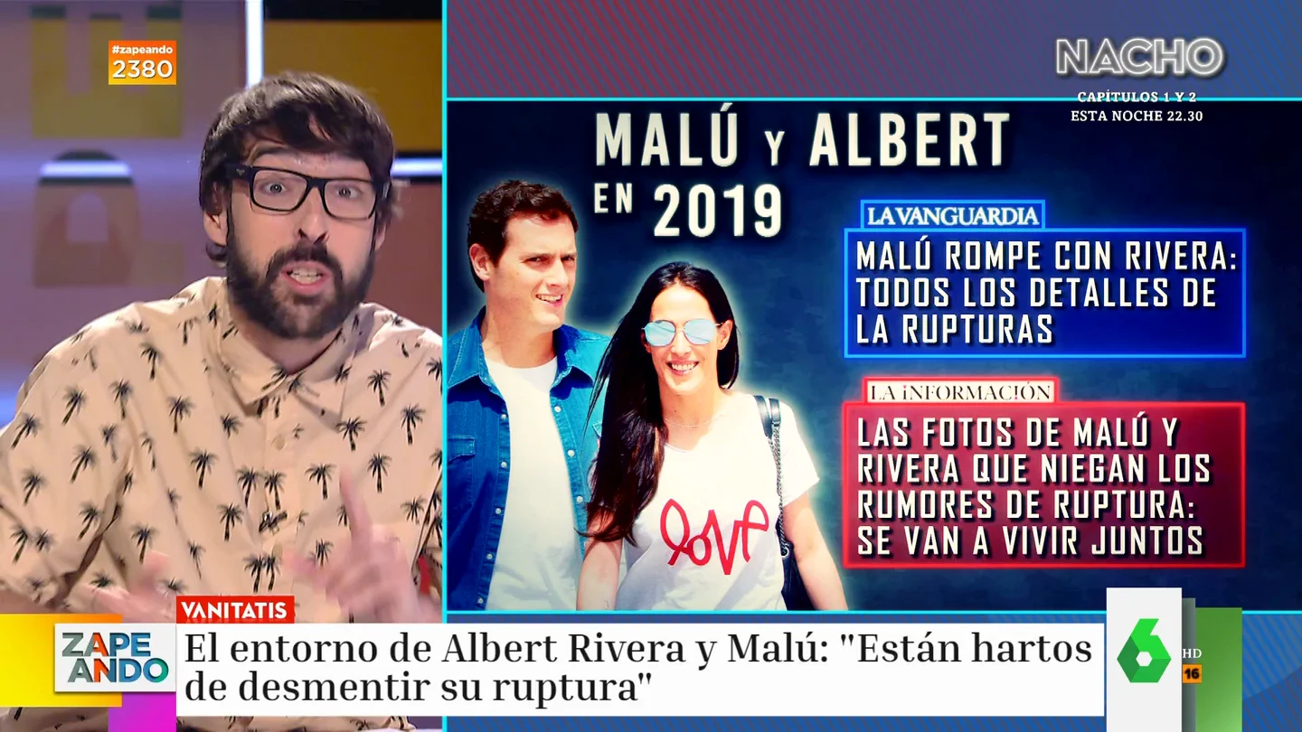 Quique Peinado repasa todas las veces que los medios de comunicación han separado a Rivera y Malú Quique Peinado repasa todas las veces que los medios de comunicación han separado a Rivera y Malú