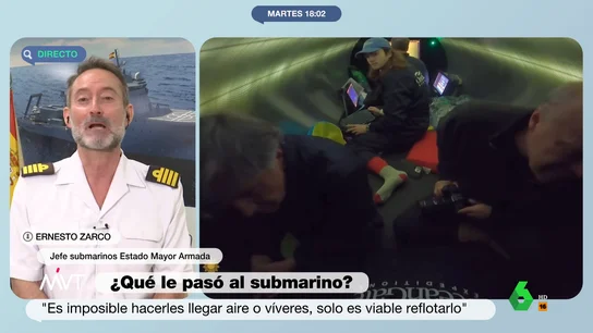 El comandante Zarco responde: cómo sería el rescate del submarino desaparecido El comandante Zarco responde: cómo sería el rescate del submarino desaparecido