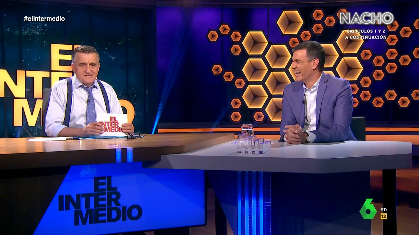 Sánchez propone a Wyoming: "Si gano las elecciones, te invito a dar una vuelta en el Falcon" Sánchez propone a Wyoming: "Si gano las elecciones, te invito a dar una vuelta en el Falcon"