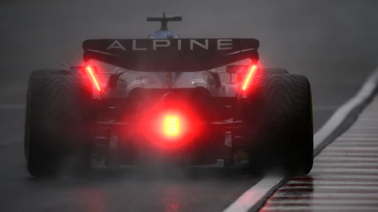 El alerón trasero del Alpine de Esteban Ocon El alerón trasero del Alpine de Esteban Ocon