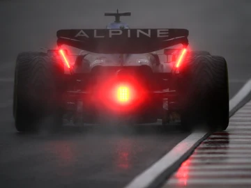 El alerón trasero del Alpine de Esteban Ocon El alerón trasero del Alpine de Esteban Ocon