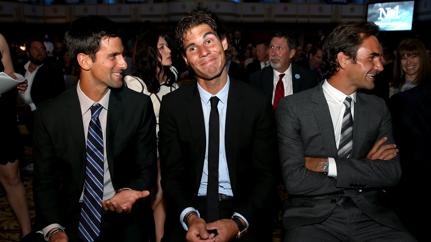 Djokovic, Nadal y Federer Djokovic, Nadal y Federer