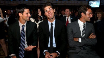 Djokovic, Nadal y Federer