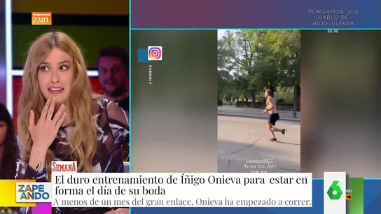 La teoría de Gakian sobre por qué Íñigo Onieva empieza a correr a un mes de su boda La teoría de Gakian sobre por qué Íñigo Onieva empieza a correr a un mes de su boda
