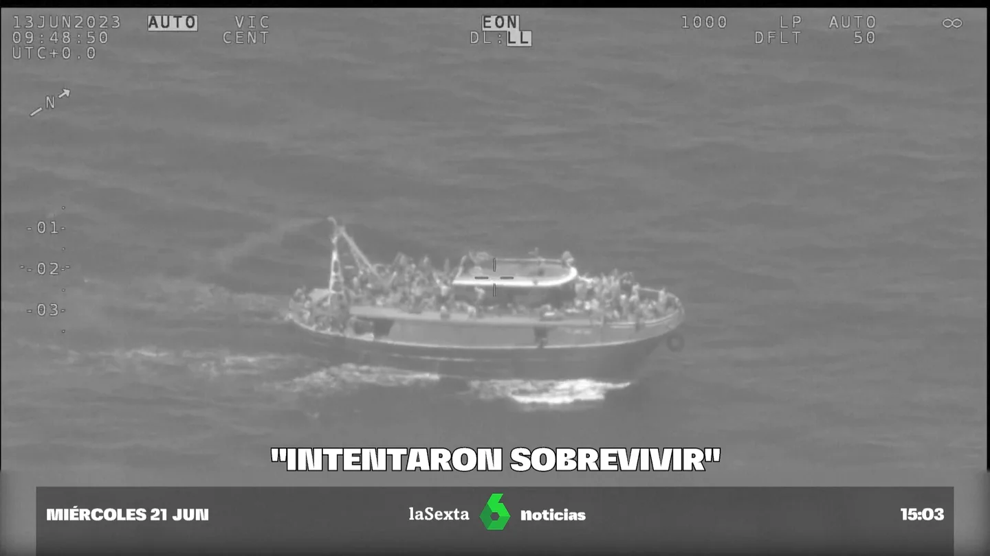 Un superviviente del naufragio de Grecia relata la agonía de los fallecidos: "Pidieron ayuda, pero se cansaron y no pudieron soportarlo" Un superviviente del naufragio de Grecia relata la agonía de los fallecidos: "Pidieron ayuda, pero se cansaron y no pudieron soportarlo"