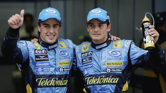 Fernando Alonso y Giancarlo Fisichella Fernando Alonso y Giancarlo Fisichella