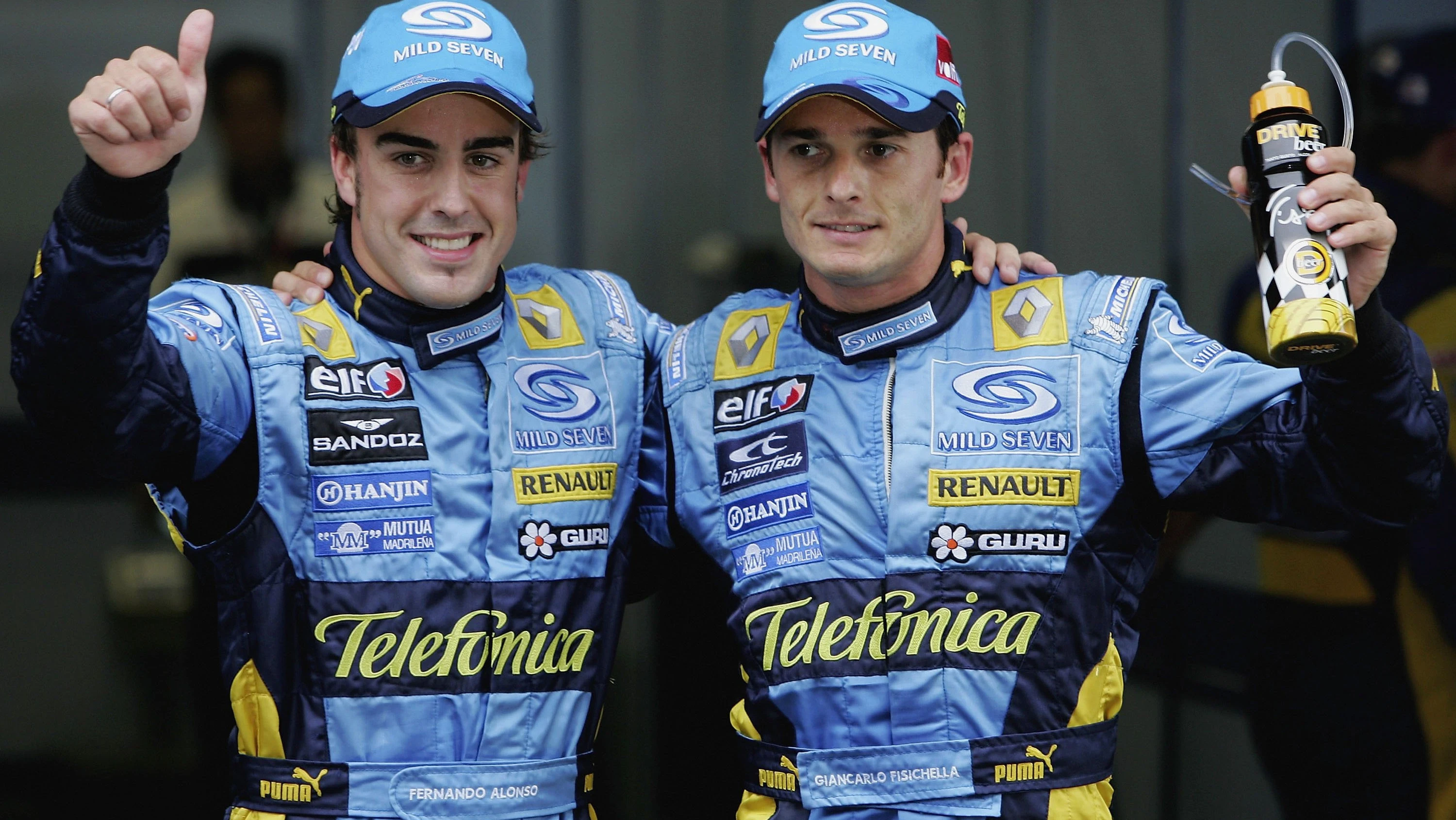 Fernando Alonso y Giancarlo Fisichella