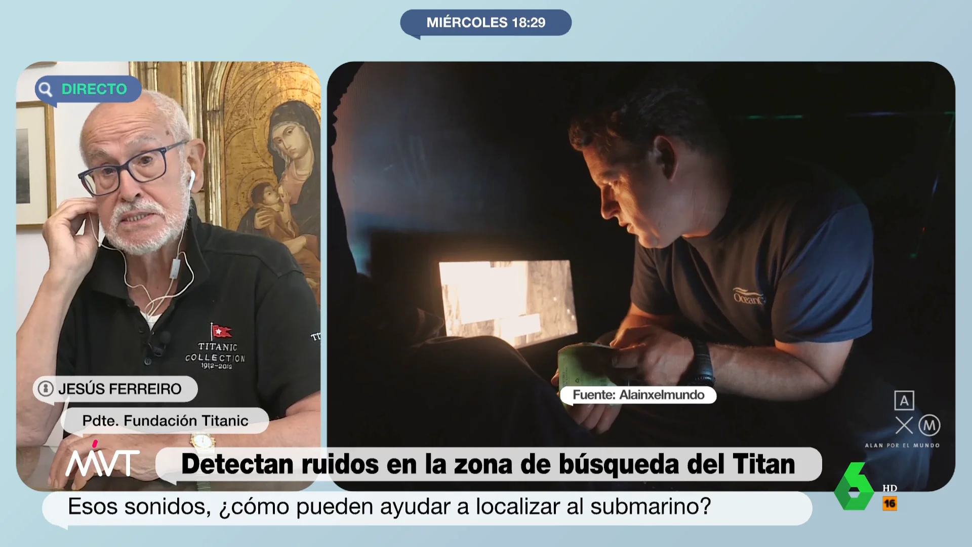 "El que le da la espalda al Titanic recibe su maldición": la agorera profecía de un experto en el Titanic