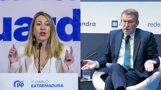 María Guardiola y Alberto Núñez Feijóo María Guardiola y Alberto Núñez Feijóo