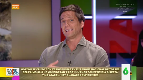 El aventurero Gotzon Mantuliz aconseja no correr frente a un depredador: "Hace que su instinto de caza se encienda" El aventurero Gotzon Mantuliz aconseja no correr frente a un depredador: "Hace que su instinto de caza se encienda"