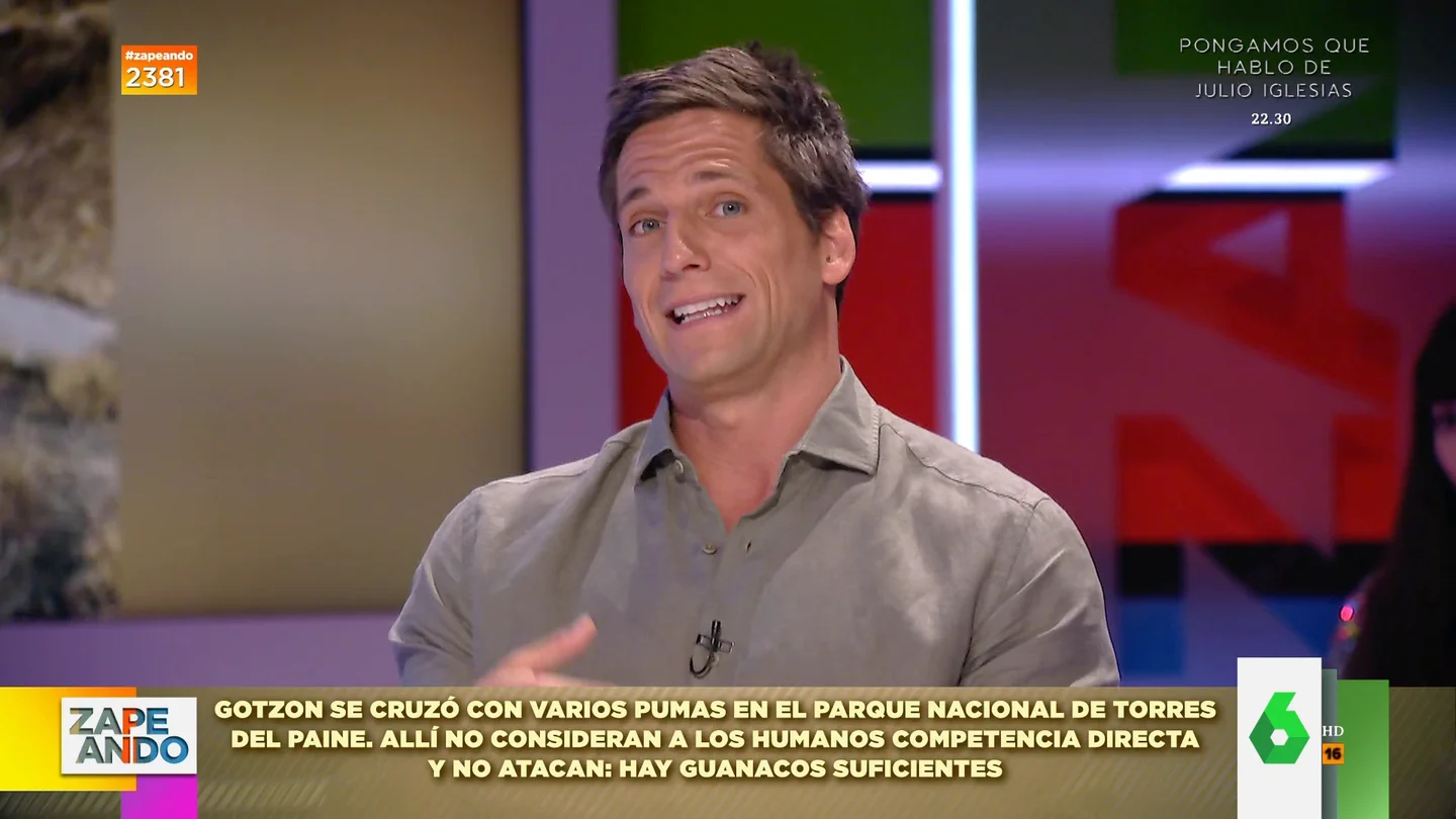 El aventurero Gotzon Mantuliz aconseja no correr frente a un depredador: "Hace que su instinto de caza se encienda" El aventurero Gotzon Mantuliz aconseja no correr frente a un depredador: "Hace que su instinto de caza se encienda"