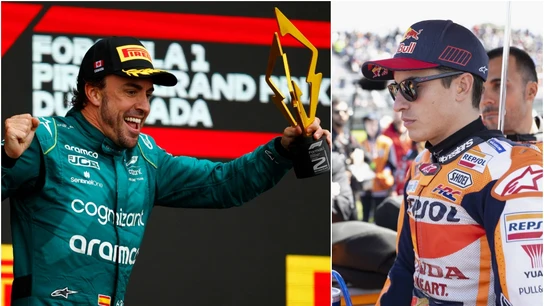 Fernando Alonso y Marc Márquez Fernando Alonso y Marc Márquez