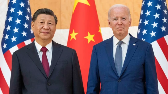 Xi Jinping y Joe Biden, durante uno de sus encuentros Xi Jinping y Joe Biden, durante uno de sus encuentros