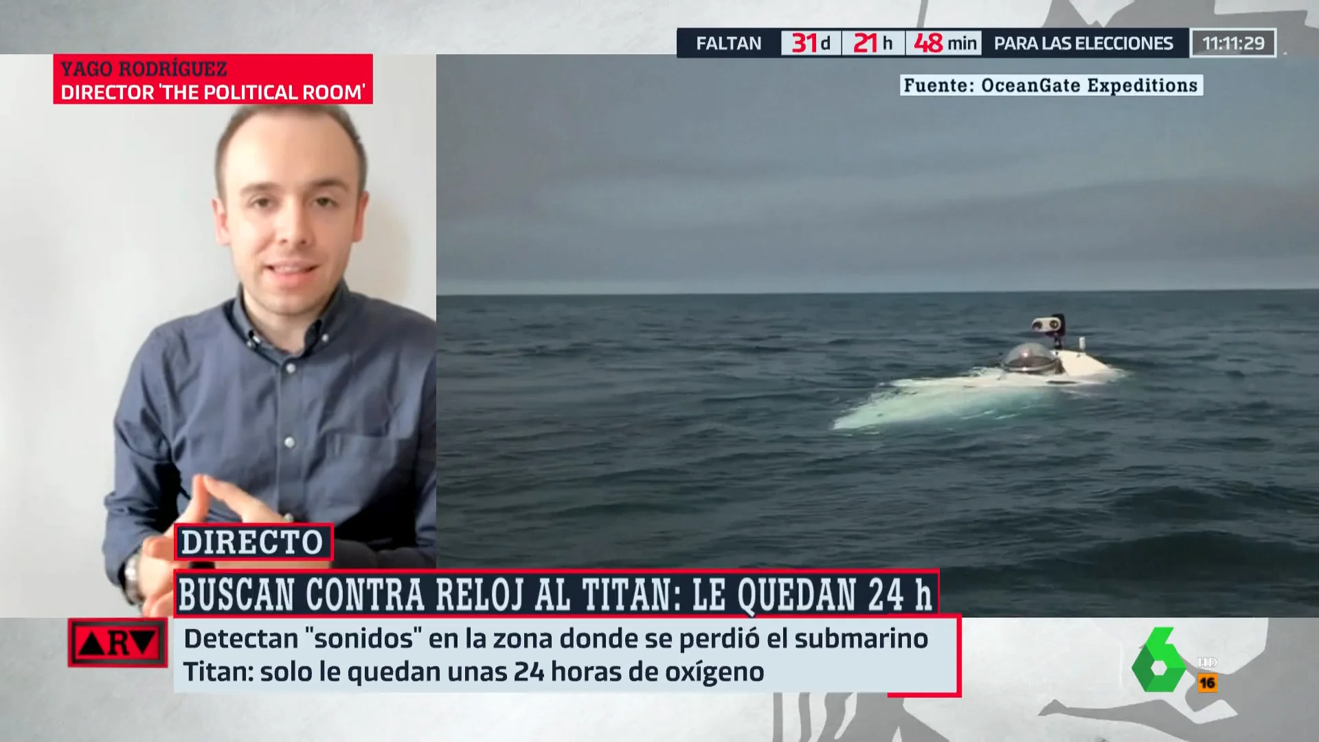 ¿Qué operación están realizando para encontrar al submarino desaparecido? 