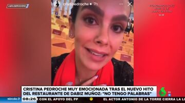 La emoción de Cristina Pedroche tras convertirse DiverXO en el tercer mejor restaurante del mundo: "Normalmente esto no lo subiría"