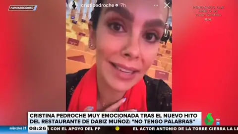 La emoción de Cristina Pedroche tras convertirse DiverXO en el tercer mejor restaurante del mundo: "Normalmente esto no lo subiría"