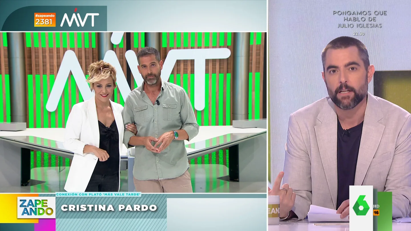 Dani Mateo confiesa a Cristina Pardo y Pablo Ojeda su preocupación con las dos horas de digestión Dani Mateo confiesa a Cristina Pardo y Pablo Ojeda su preocupación con las dos horas de digestión