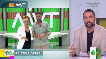 Dani Mateo confiesa a Cristina Pardo y Pablo Ojeda su preocupación con las dos horas de digestión