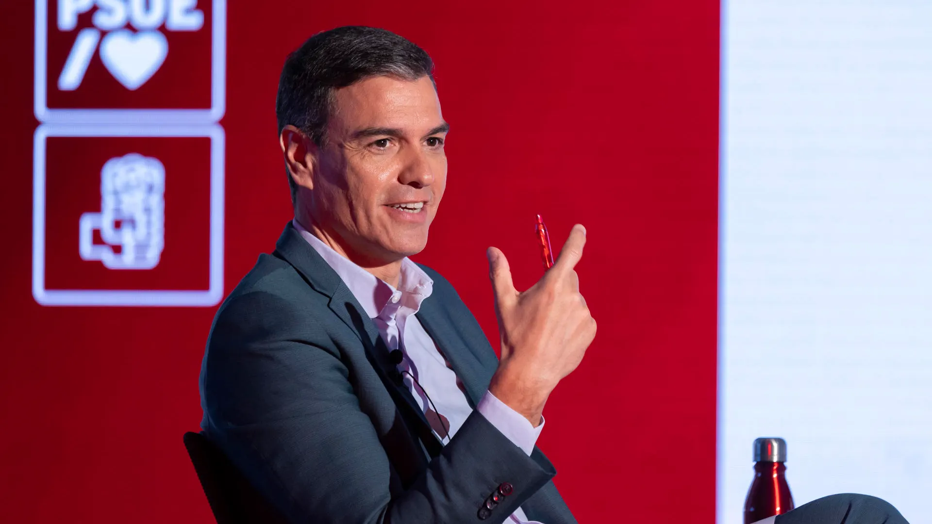 El presidente del Gobierno, Pedro Sánchez