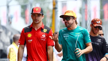 Leclerc y Alonso