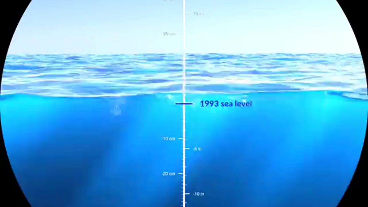 El impactante vídeo de la NASA que muestra el aumento del nivel del mar por el cambio climático El impactante vídeo de la NASA que muestra el aumento del nivel del mar por el cambio climático