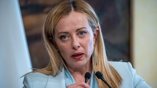 La primera ministra italiana, Giorgia Meloni. La primera ministra italiana, Giorgia Meloni.