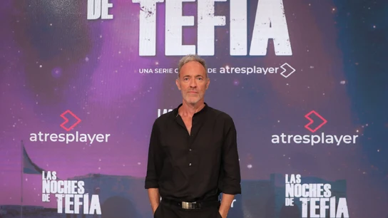 Miguel del Arco en la presentación a la prensa de 'Las noches de Tefía'. Miguel del Arco en la presentación a la prensa de 'Las noches de Tefía'.