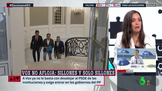 Marta García Aller, sobre los pactos entre Vox y PP: "Vox se ha dado cuenta de que puede sacar todo lo que pida" Marta García Aller, sobre los pactos entre Vox y PP: "Vox se ha dado cuenta de que puede sacar todo lo que pida"