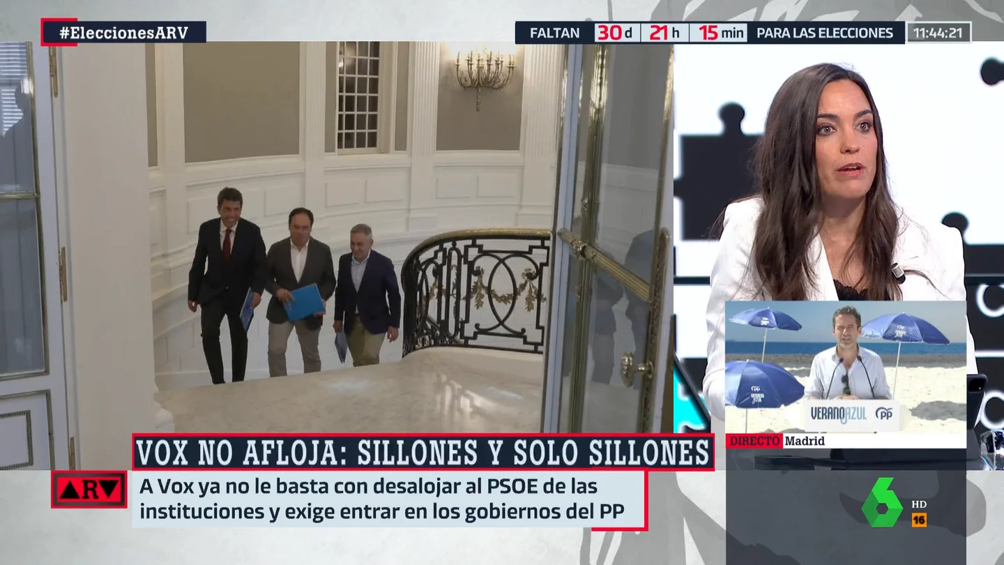 Marta García Aller, sobre los pactos entre Vox y PP: "Vox se ha dado cuenta de que puede sacar todo lo que pida" Marta García Aller, sobre los pactos entre Vox y PP: "Vox se ha dado cuenta de que puede sacar todo lo que pida"