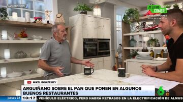 Karlos Arguiñano, indignado con los restaurantes que ponen pan malo: "Pan chungo no como, no me jodas"