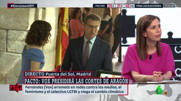 Caballero responde a la nueva presidenta de las Cortes de Aragón