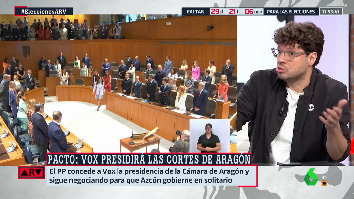 El análisis del periodista Fernando Berlín sobre el acuerdo PP-Vox: "Le ríen las gracias al cuñado" El análisis del periodista Fernando Berlín sobre el acuerdo PP-Vox: "Le ríen las gracias al cuñado"