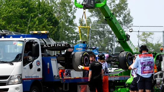 Abandono del Alpine de Gasly Abandono del Alpine de Gasly