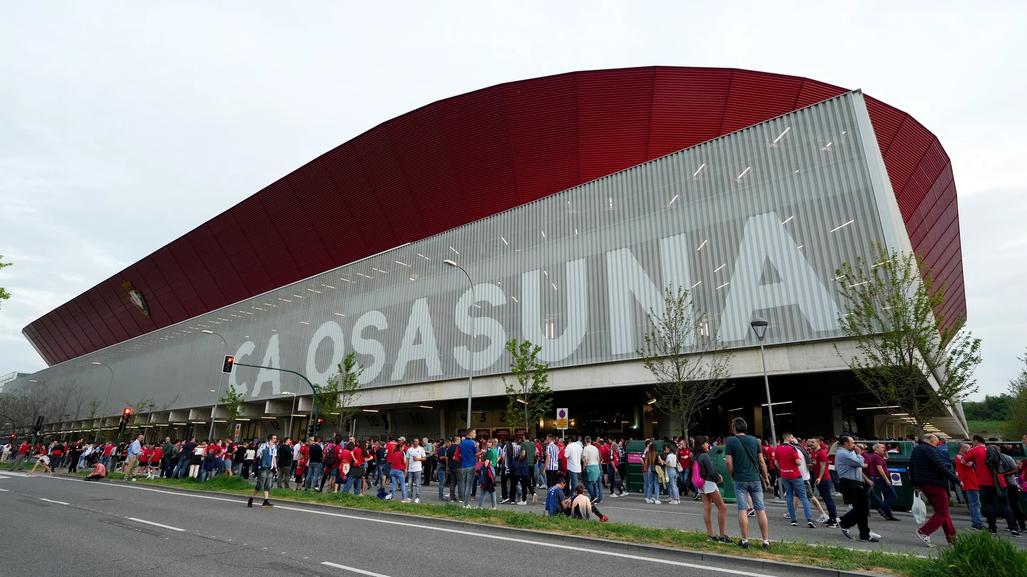 El estadio de 'El Sadar' El estadio de 'El Sadar'