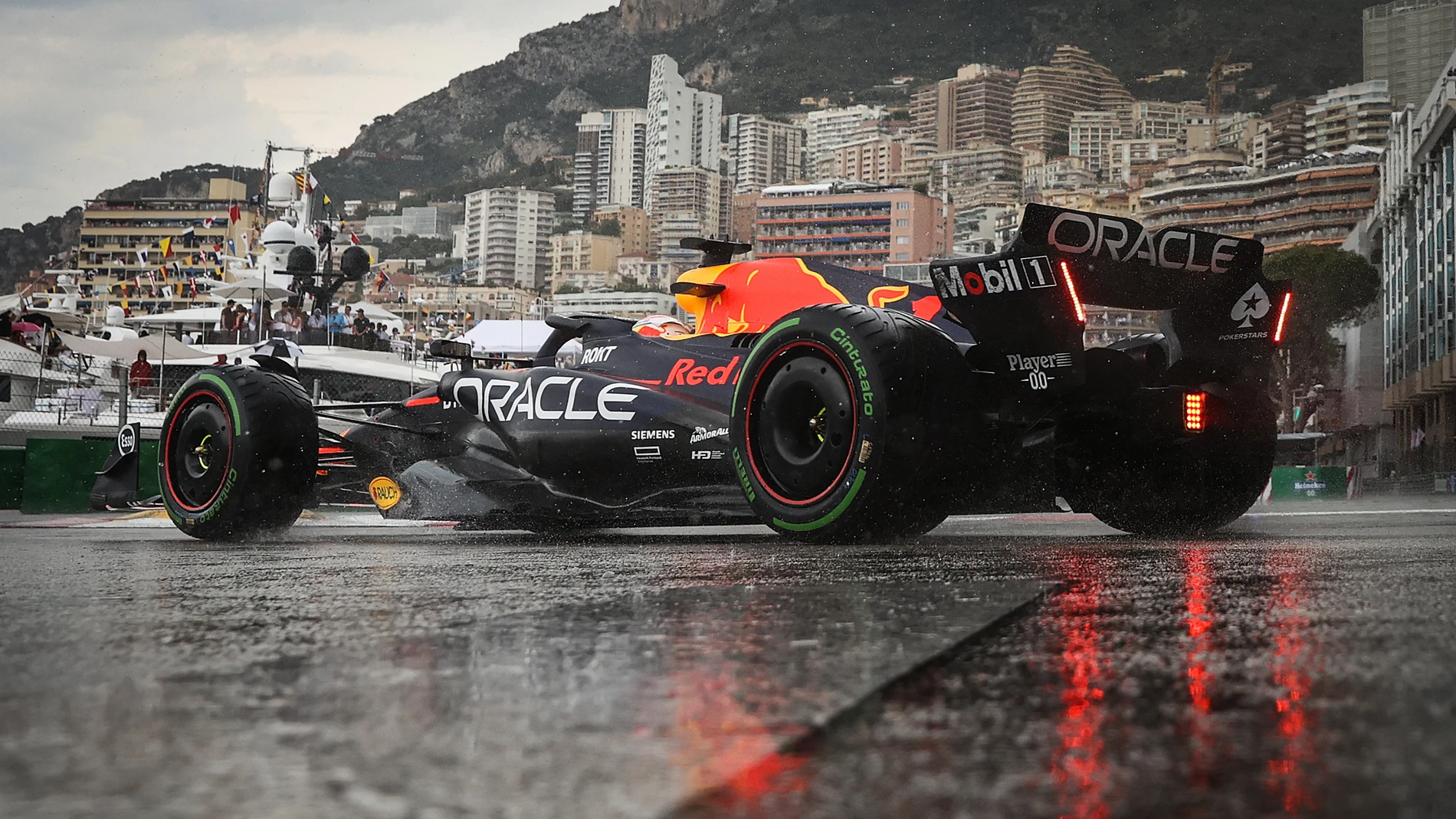 El Red Bull de Verstappen en Mónaco