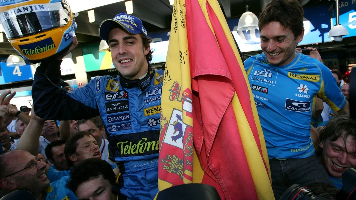 Fernando Alonso y Giancarlo Fisichella