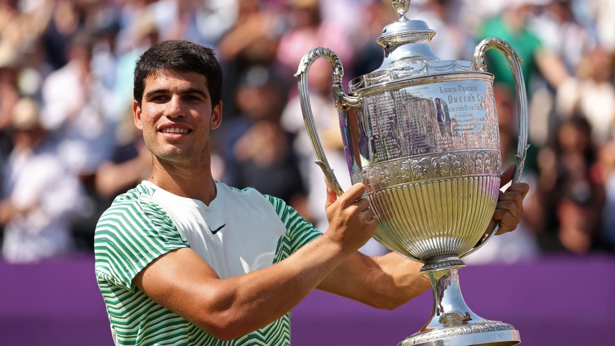 Carlos Alcaraz, campeón de Queen's