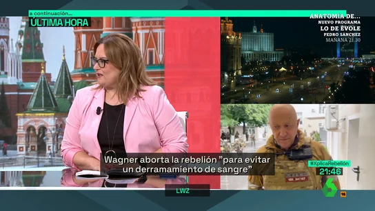 XPLICA - Ruth Ferrero: el objetivo final del líder del grupo Wagner con Putin XPLICA - Ruth Ferrero: el objetivo final del líder del grupo Wagner con Putin
