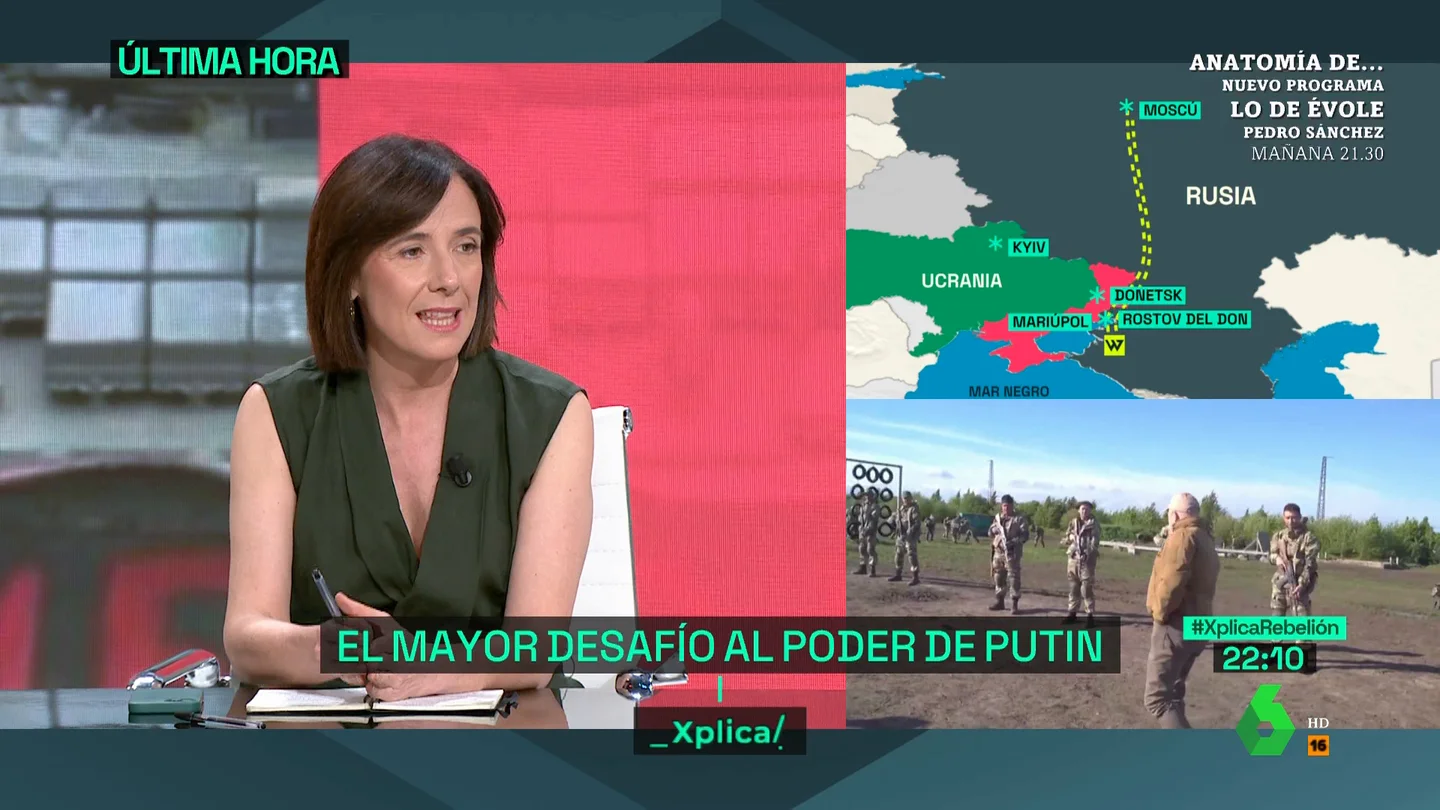La "peligrosa" situación tras la rebelión de Wagner: "El poder de Rusia está cuestionado pero sigue siendo un país con armamento nuclear" La "peligrosa" situación tras la rebelión de Wagner: "El poder de Rusia está cuestionado pero sigue siendo un país con armamento nuclear"