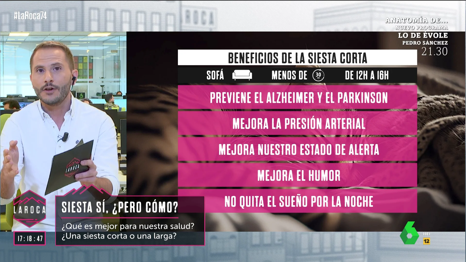 Menos de 30 minutos y en el sofá: las siestas que ayudan a mejorar el humor y la presión arterial